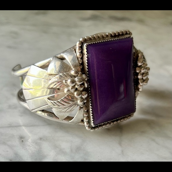 Unique Estate Vintage One of a kind Sterling Silver Cuff Bracelet